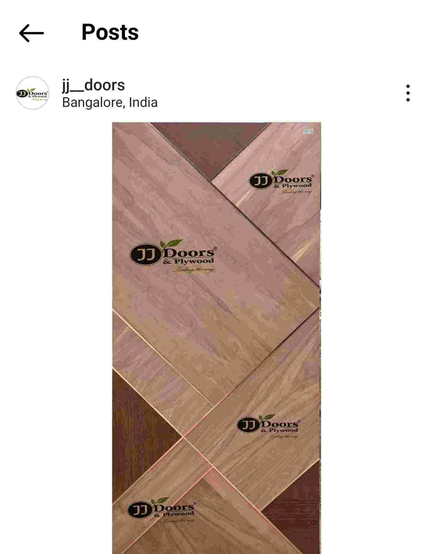 Teak door