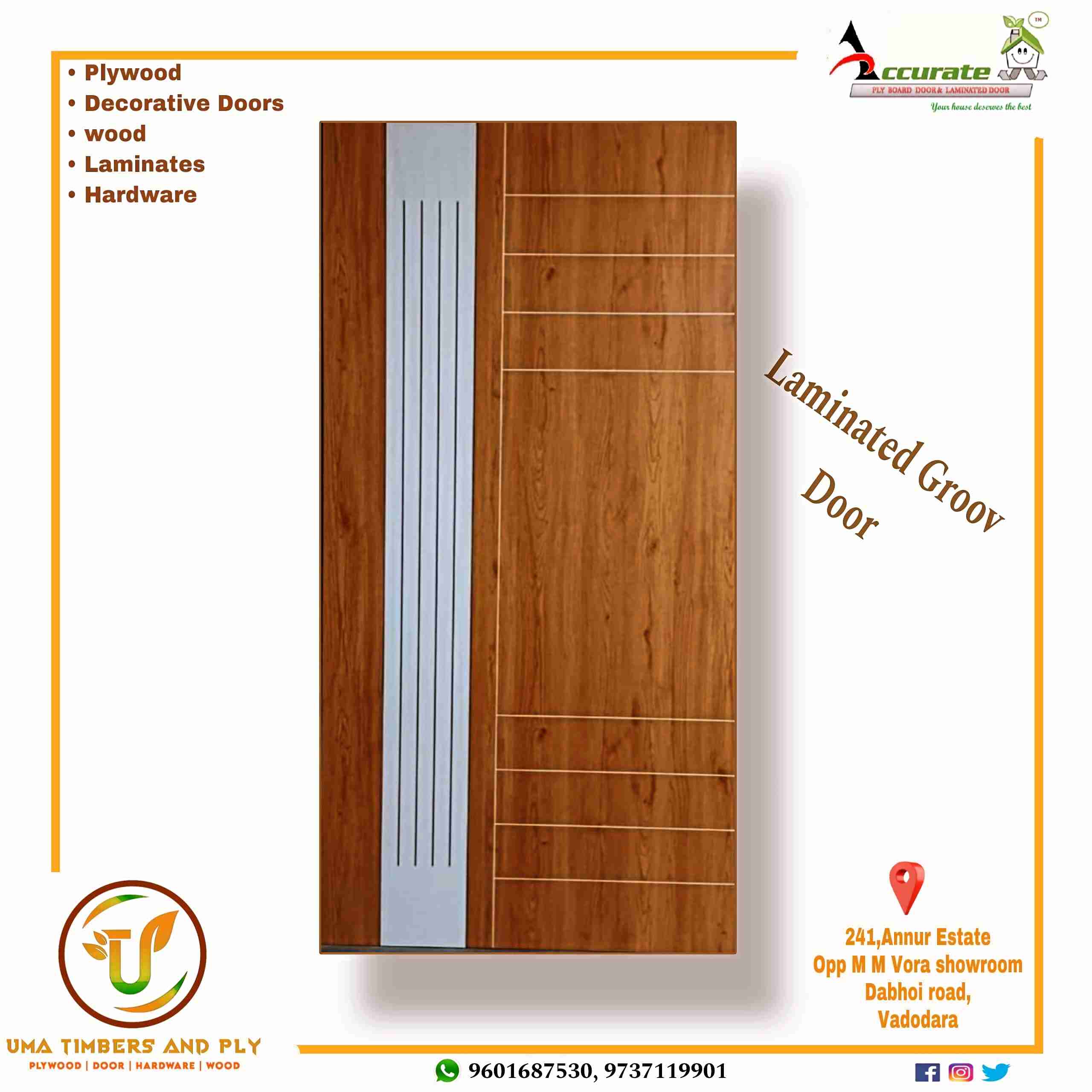 Laminated door