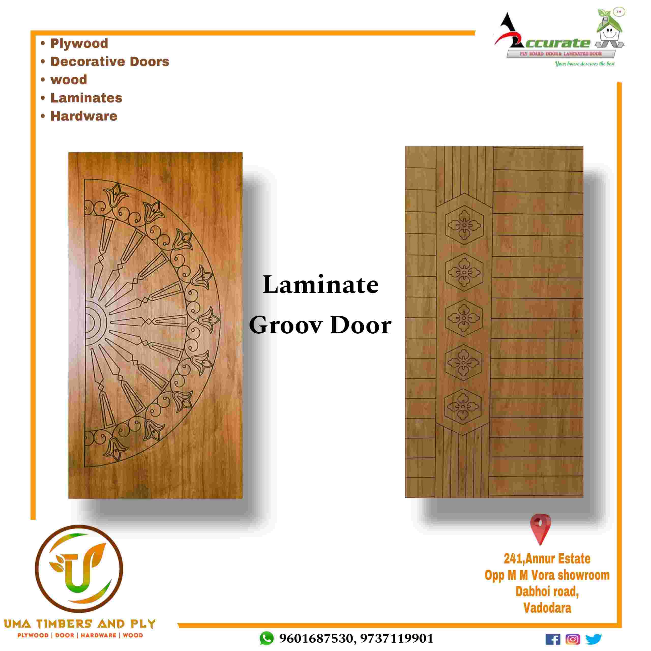 Laminated door